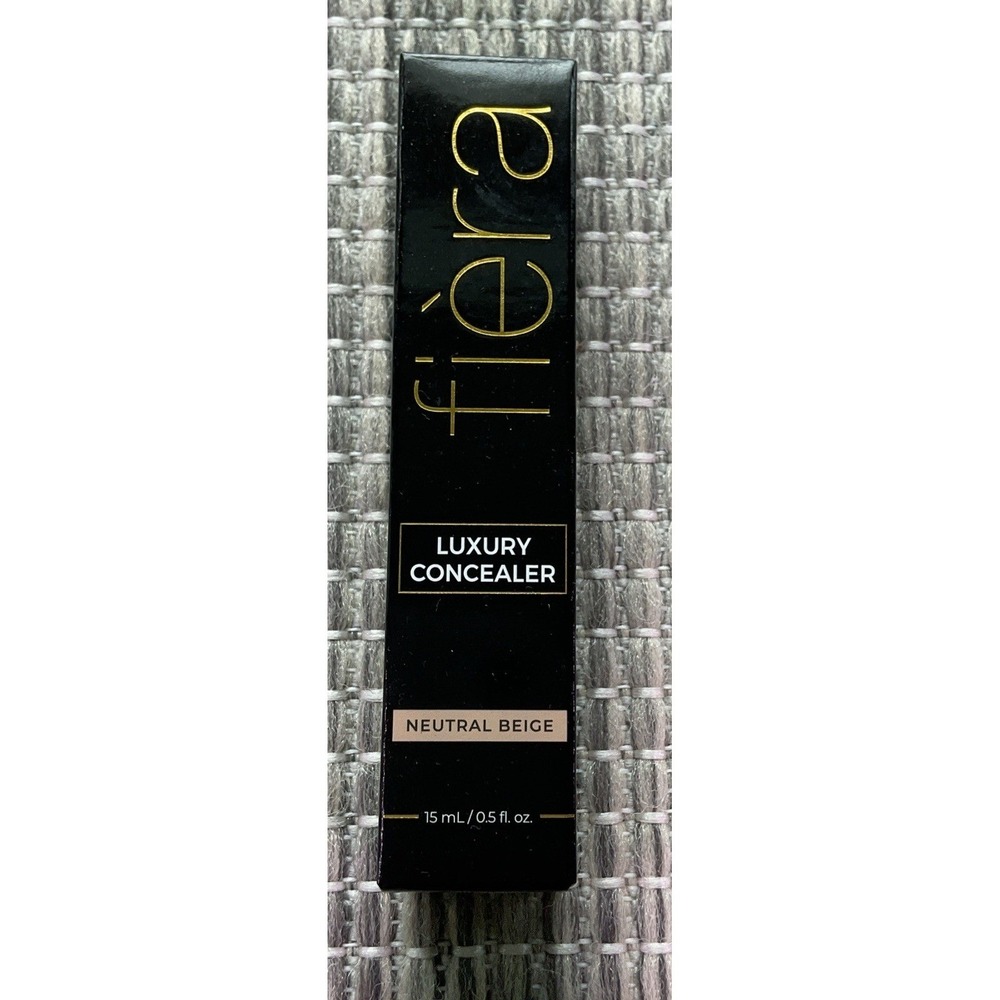 Fièra Luxury Concealer Sand Beige Coverage Color-Correcting Cream 0.5 fl oz